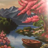 تابلومنظره رویایی رنگ روغن
