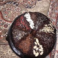 کیک طعم شکلاتی فول شکلاتی