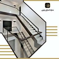 نرده شیشه ای و آلومینیوم