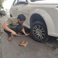 پنچرگیری سیار در گرگان