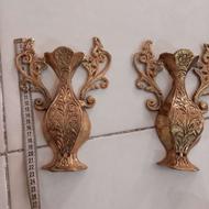 دیوارکوب گلدان برنجی