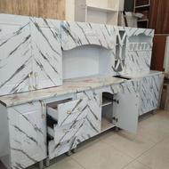 کابینت آماده رنگبندی کرم لایت انواع رنگ و طرح ب روز