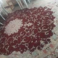 فرش 12 متری ماشینی گل ابریشم