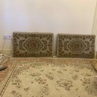 پشتی 6عددکرم رنگ