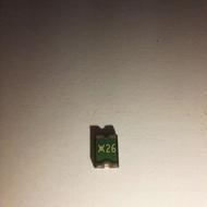 فروش فیوز SMD 2.6A 6V PolySwitch x26