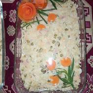 سالاد ماکارونی و سالاد الویه