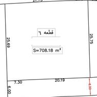 708 متر زمین واقع در تازه آباد بهشهر