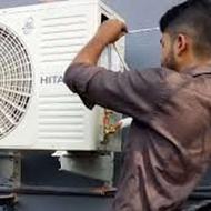 نصب کولر گازی . کلیه کارهای برقی خانگی و صنعتی