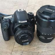 دوربین کنون 77d همراه با لنز 50mm