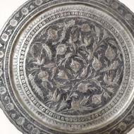 سینی مسی گل مرغی قدیمی
