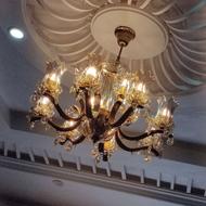 چهار عدد لوستر 12و9,شاخه برنز 6میلون وجوبی 1.5و..