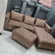 مبل ال مبل راحتی ال تی وی مبلمان چستر+میز وسط