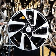 رینگ اسپرت 14 استوک ساینا کوییک تیبا رخ تراش مشکی لاستیک