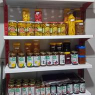 انواع ترشی و رب انار و گاندس و ...