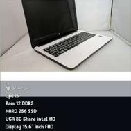 لپ تاپ hp درحدنو pentium رم 12 و هارد 256 ssd