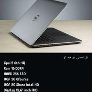 لپ تاپ دل تاچ درحدنو í5 نسل 5hq رم 12 و هارد 256 ssd