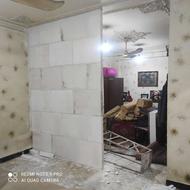 دیوار گچی پیش ساخته سفید کاری