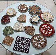 انواع مدل های رومیزی پارچه مخمل