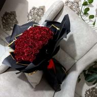 دسته گل روبانی و پولی