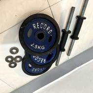 دمبل 2×5کیلو 10 کیلو 4تا2/5 کیلو