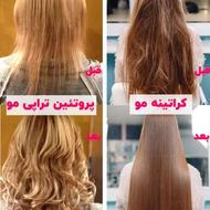 مدل کراتین و پروتئین مو