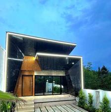 زمین 200متر ️متراژبنا 110متر