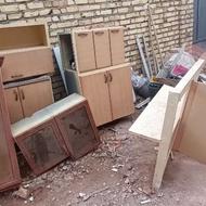 کابینت درب فلزی کارکرده درحدنو