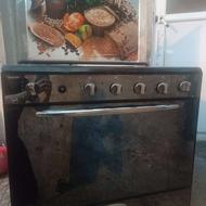 اجاق گاز 5شعله طرح فر جنرال