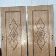 دو لنگه درب چوبی سفارشی ساخته شده