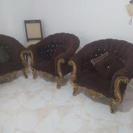 مبل نه نفر ه بسیازیبا بدون پارگی وبدون خوردگی چوپ
