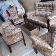 یک دست مبل سلطنتی تاج دار با تشک 2نفره