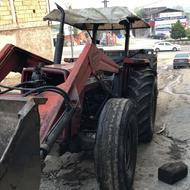 تراکتور فراگسون 285 مدل 93 جفت کارخونه با بیل جلو