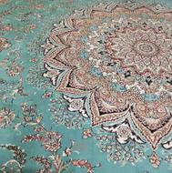 فرش12متری فیروزه ای نونو700شانه تراکم 1800