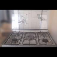 اجاق گاز طرح فر 5شعله سینگ دو لگن