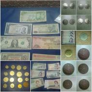 مقداری اسکناس وسکه /قدیمی/
