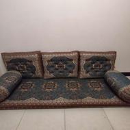 ست پشتی شاهانه ترمه یزد