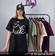تیشرت لش لانگ جنس نخ پنبه
