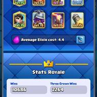اکانت کلش رویال کاپ 9000