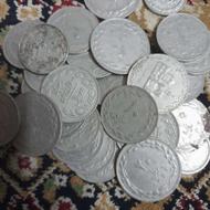 تعدادی سکه قدیمی 10ریالی.20ریالی.50ریالی