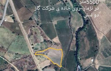 5500 متر زمین کشاورزی در نژمار