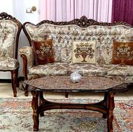 مبل استیل کارکرده اما در حد نو بسیار تمیز