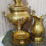 سماور زغالی برنجی