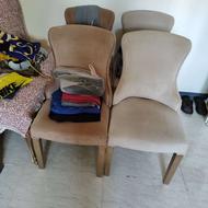چهار عدد صندلی ناهار خوری