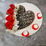 سینی حنا با گل طبیعی