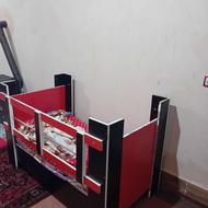 تخت خواب وکمدلباس وبوفه کودک