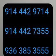 دو عدد سیم کارت ( 442 ) ویک عدد ایرانسل رند09144429714