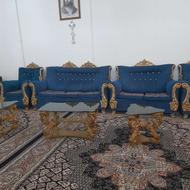 مبل 7نفره کارکرده بامیز عسلی