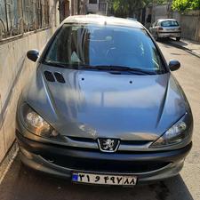 پژو 206 V8 SD تیپ 5 مدل 95