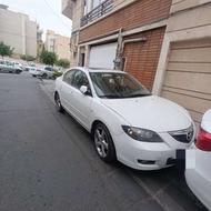 مزدا 3 مونتاژ 1388 سفید اقساطی
