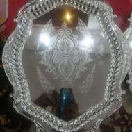 دو عدد سینی نقره ای